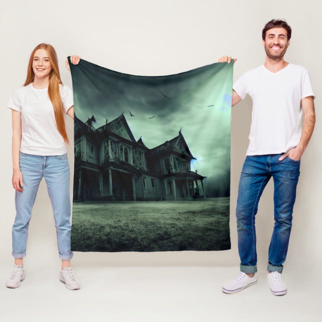 Haunted House Fleecedecke (Beispiel)