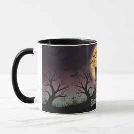Haunted House Halloween Mug Tasse