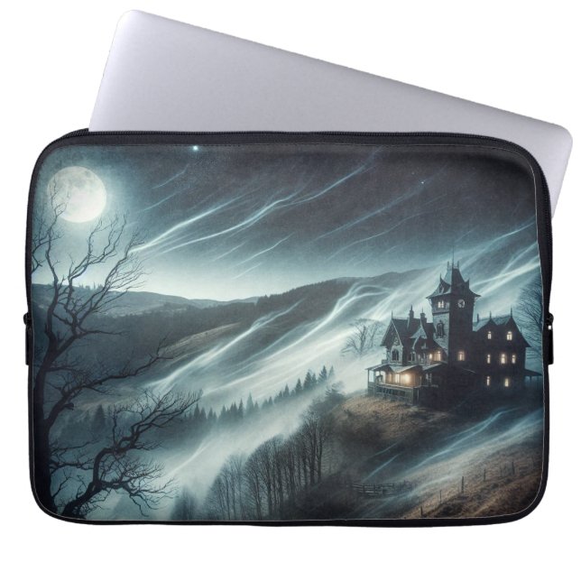 Haunted House Laptopschutzhülle (Vorderseite)