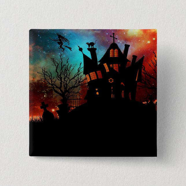 Haunted House on a Hill Button (Vorderseite)