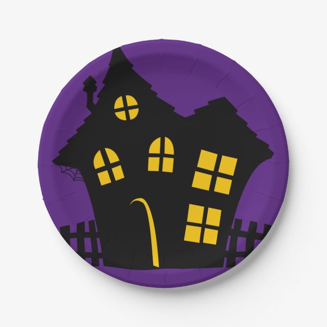 Haunted House Pappteller (Vorderseite)