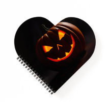 Haunted Luxury Halloween Spiral Notebook
