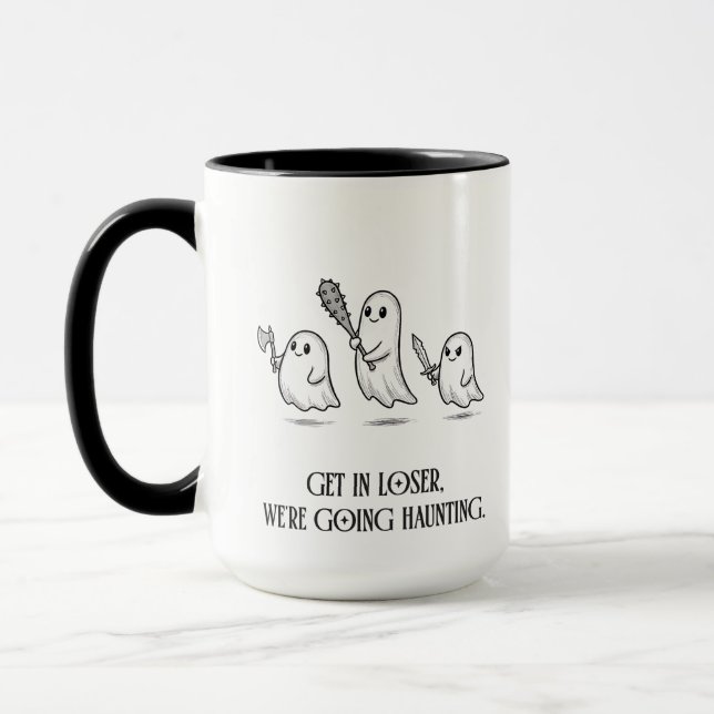 Haunted Mean Girl Ghost Joke Funny Gift Present Tasse (Links)
