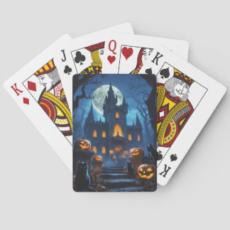 Haunted Moonlight Castle Playing Cards Spielkarten