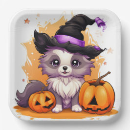 Haunted Nightfall Pappteller