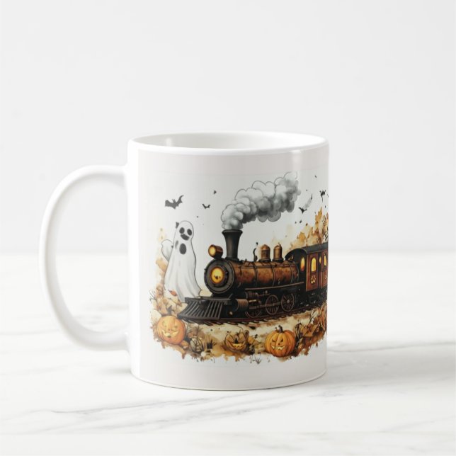 Haunted Steam Train Mug Kaffeetasse (Links)