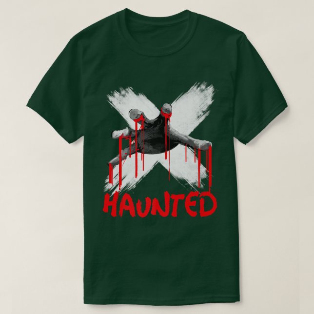 Haunted Zombie Hand Horror Art Design  T-Shirt (Design vorne)