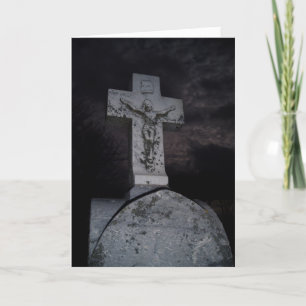 „Haunting Crucifix“ Beileidskarte Karte