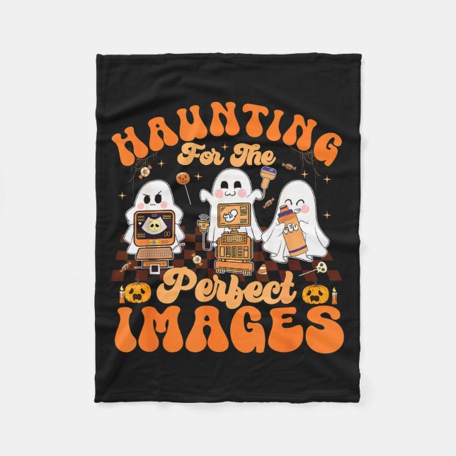 Haunting For The Perfect Images Medical Ultrasound Fleecedecke (Vorderseite)