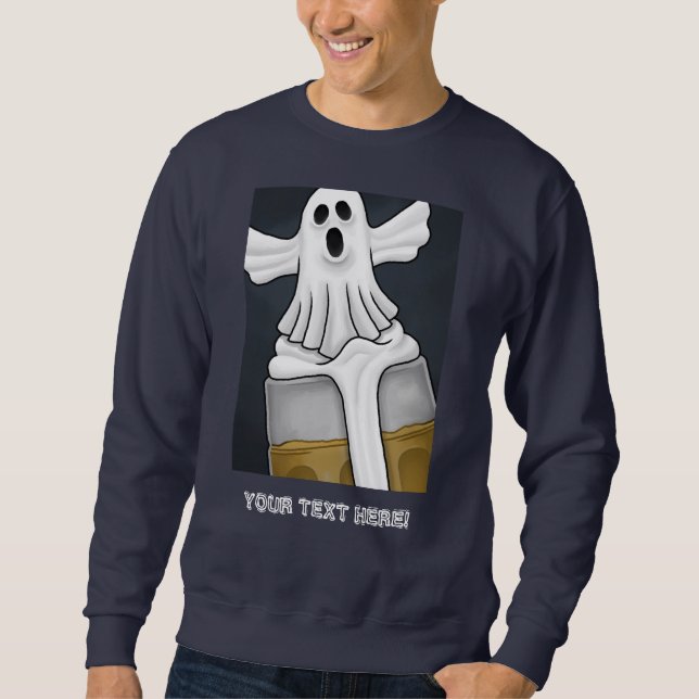 Haunting Halloween Ghost Sweatshirt (Vorderseite)