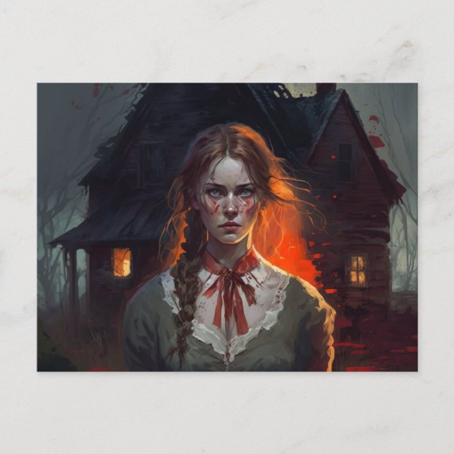 Haunting house ankündigungspostkarte (Vorderseite)