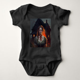 Haunting house baby strampler