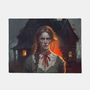 Haunting house fußmatte