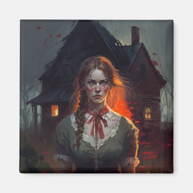 Haunting house magnet (Vorne)