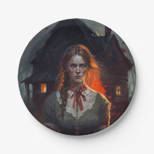 Haunting house pappteller