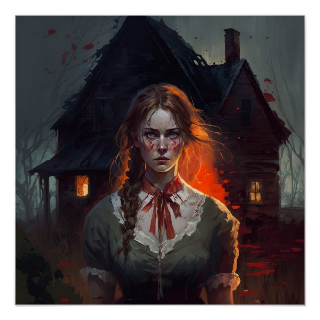 Haunting house poster (Vorderseite)
