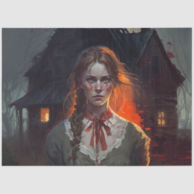 Haunting house seidenpapier (Vorderseite)