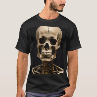 Haunting Monster Face Skeletton T - Shirt