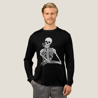 Haunting Vibes Halloween Men’s T-Shirt Tri-Blend Shirt