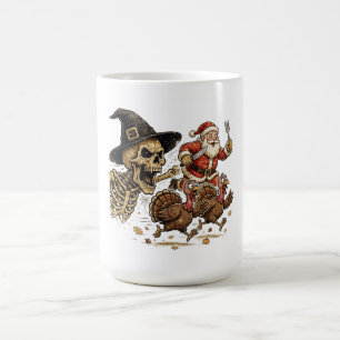 Hauntsgiving. Halloween. Weihnachts-Shirt Kaffeetasse
