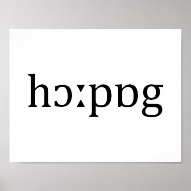 Hauppauge Long Island Phonetische Rechtschreibung Poster (Vorne)