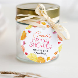Haupt Squeeze Citrus Brautparty Gefäldemarken Geschenkanhänger
