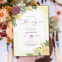 Haupt-Squeeze Citrus Bright Lemon Brautparty