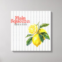Haupt-Squeeze Frisch & Feurig Zitronen-Küchendekor
