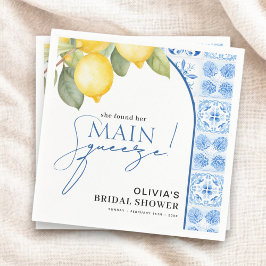 Haupt-Squeeze italienisches Lemon Brautparty Serviette