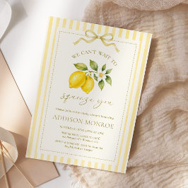 Haupt-Squeeze-Lemon-Baby-Party Einladung