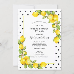 Haupt-Squeeze-Lemon-Brautparty per Mail Einladung