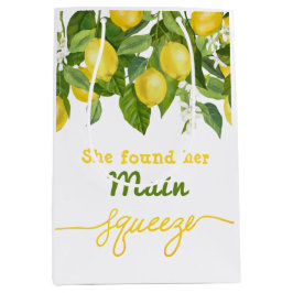 Haupt Squeeze Lemon Theme Wedding Brautparty Mittlere Geschenktüte