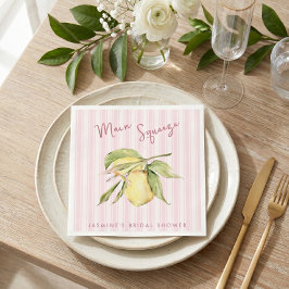 Haupt-Squeeze-Limonen-Junggesellinnen-Abschied Serviette