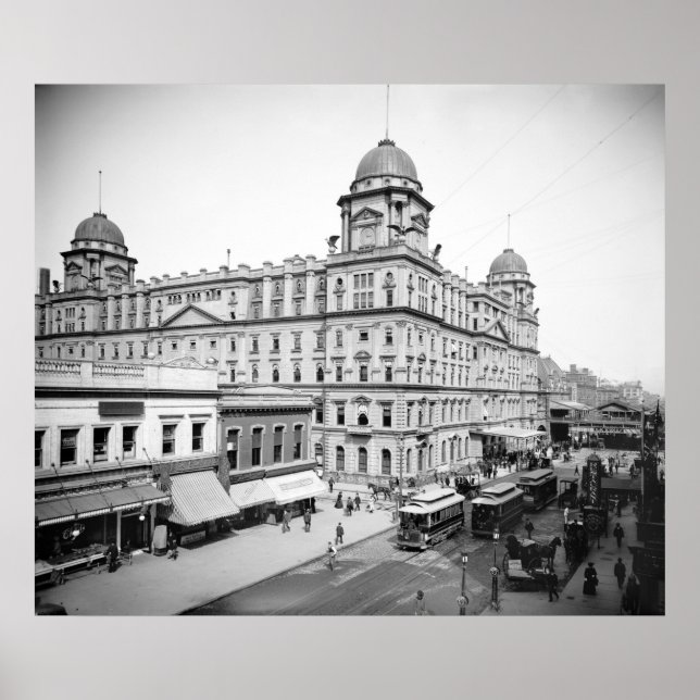 Hauptbahnhof: 1900 poster (Vorne)