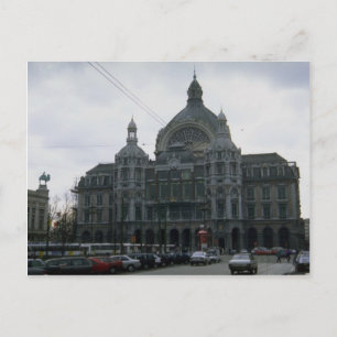 Hauptbahnhof", Antwerpen, Belgien Postkarte