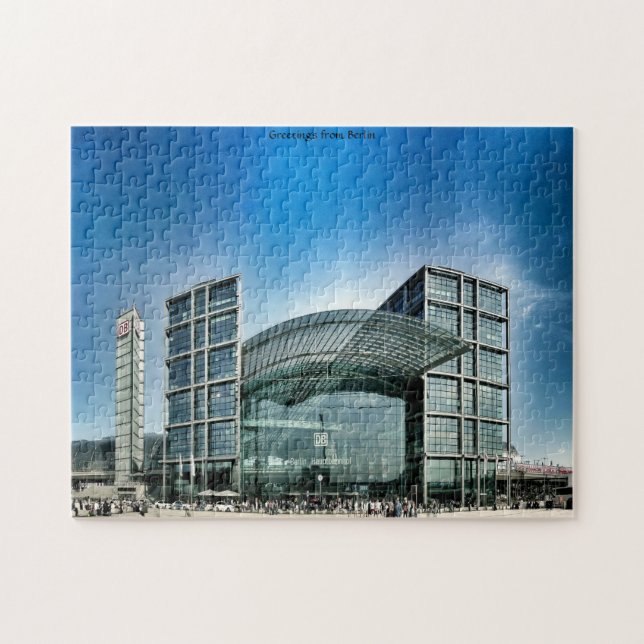 Hauptbahnhof Berlin Deutschland Jigsaw Puzzle (Horizontal)