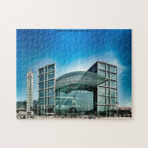 Hauptbahnhof Berlin Deutschland. Puzzle