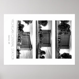 Hauptbahnhof Michigan Poster