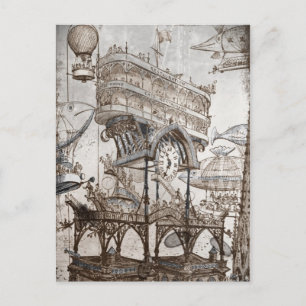 Hauptbahnhof Notre Dame Postkarte
