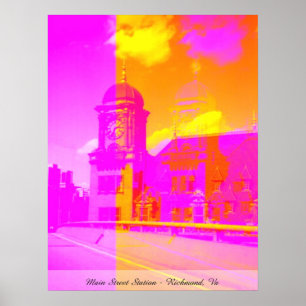 Hauptbahnhof - Richmond, Va Poster
