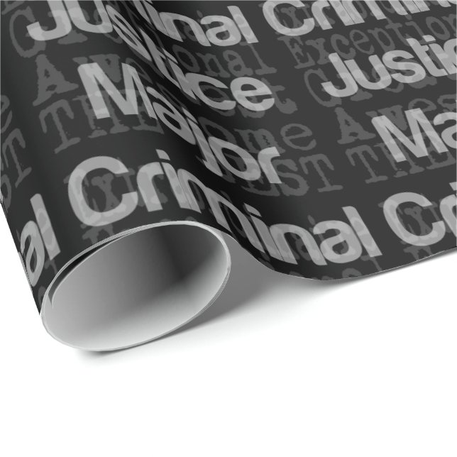 Hauptberater für Strafjustiz Geschenkpapier (Rolleneckpunkt)