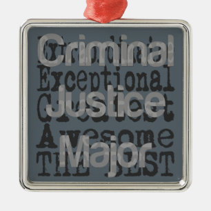 Hauptberater für Strafjustiz Silbernes Ornament