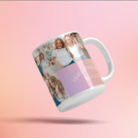 Hauptcharakter Energie Pastellaura modern 6 Foto Kaffeetasse<br><div class="desc">Hauptfigur Energie 6 Pastellaura mit mehreren Fotos Moderne Wohngestaltung Geschenk</div>