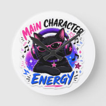 Hauptcharakter-Energie-Schwarze-Katze-Musikliebhab