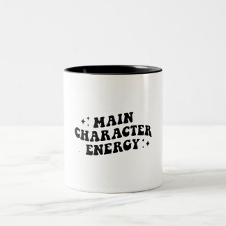 Hauptcharakter-Energie Zweifarbige Tasse