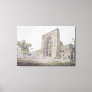 Haupteingang der Jami Moschee, Jaunpur, 1789 (w Leinwanddruck