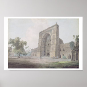 Haupteingang der Jami Moschee, Jaunpur, 1789 (w Poster