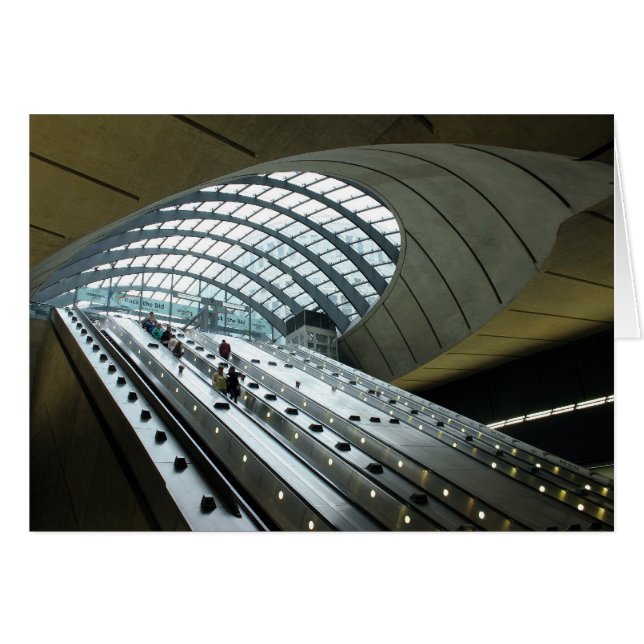 Haupteingang zum Bahnhof Canary Wharf (Vorderseite (Horizontal))