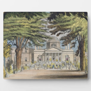 Hauptfront des Chiswick House, von R. Ackerma Fotoplatte