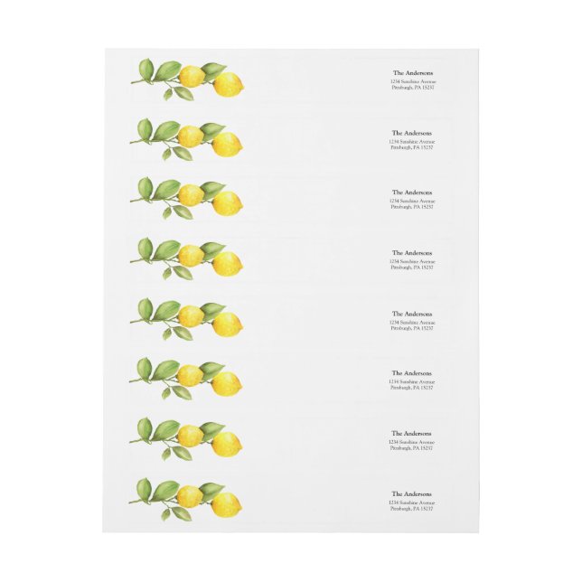 Hauptkennzeichen für die Rücksendeadresse von Lemo (Bogen)